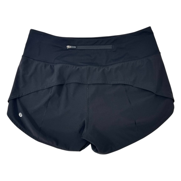 Lululemon Speed Up Short Long 4" Inseam - Black Active Runner Shorts sz 6 - Picture 2 of 13